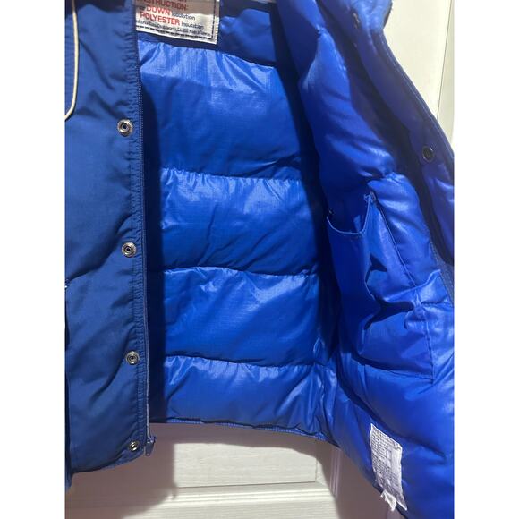 Vintage Adventure Gear Goose Down Vest Quilted Double Layer Body Men L Zip up - Picture 5 of 10